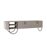 TV Meubels - TV Meubel Norfolk Mokka Melamine 150x44x36 cm - Dimehouse