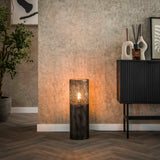 Gulvlampe cylinder Brick 60 cm sort brun 