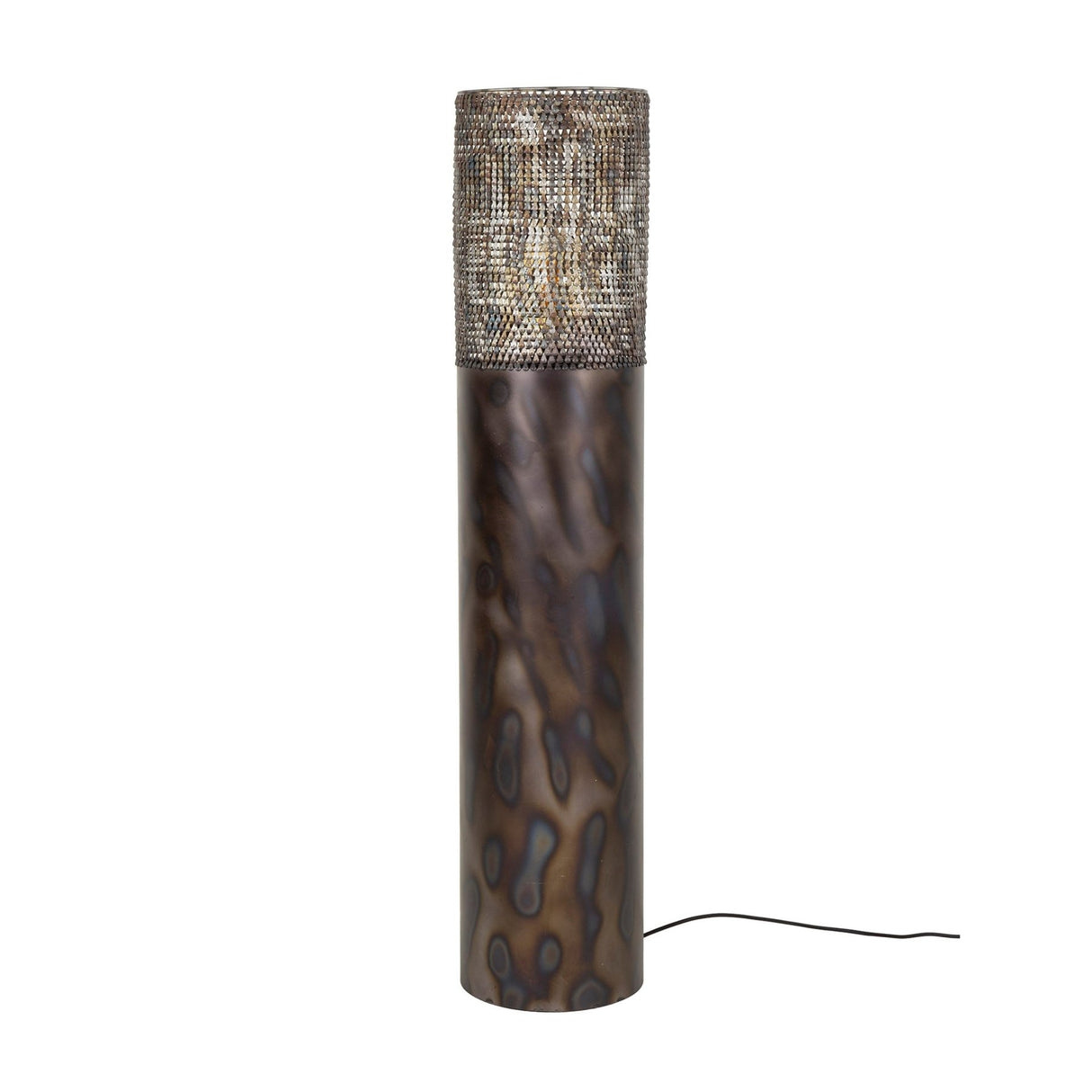 Gulvlampe cylinder Brick 120 cm sort brun 