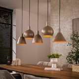 Hængelampe Nova 5-lys - Beige - 120 cm 