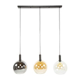 Hanglamp Nero Trio 3-lichts Zwart Metaal 115 cm