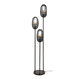 Gulvlampe Debra 3-Light Metal Black