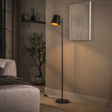 Industriel gulvlampe Sienna metal brun
