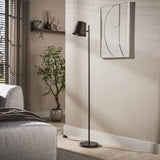 Industriel gulvlampe Sienna metal brun