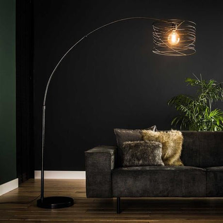 Buelampe Twist DH Interiør Charcoal LxBxH 44x44x11 Metal Atmosfærisk foto diagonalt set forfra