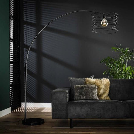 Buelampe Twist DH Interiør Charcoal LxBxH 44x44x11 Metal Atmosfærisk foto diagonalt set forfra