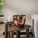 Gulvlampe Dain UP L Kobberfarvet glas 