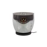 Gulvlampe Dain UP XL kromfarvet glas 