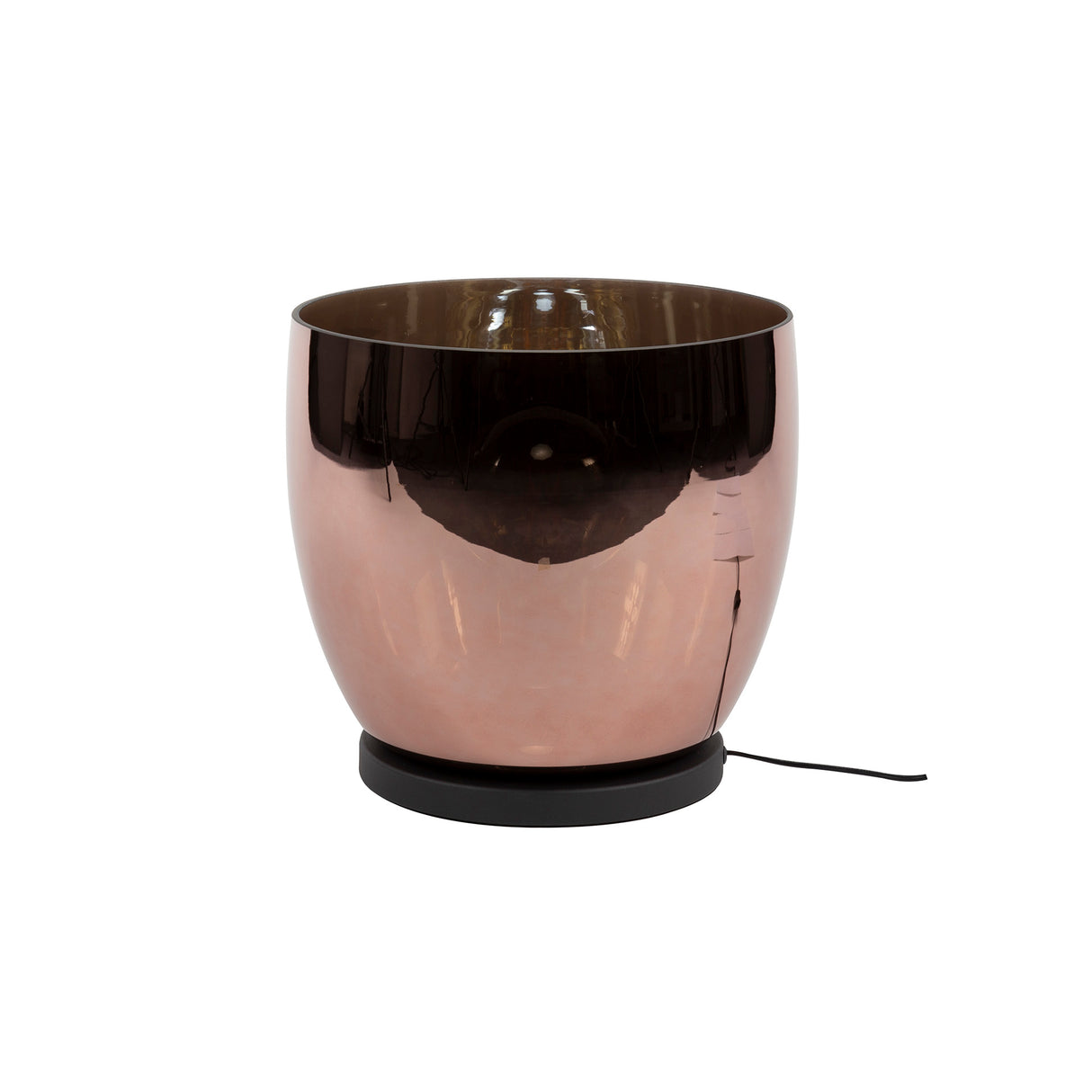 Vloerlamp Dain UP XL Koperkleurig glas