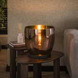 Vloerlamp Dain UP XL Koperkleurig glas
