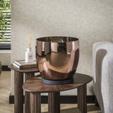 Vloerlamp Dain UP XL Koperkleurig glas