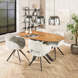 Hanglampen - Hanglamp Dain 3 - lichts chroomkleurig glas - Dimehouse