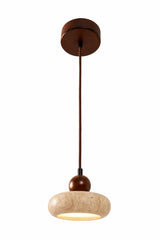 Rund - Valnød Beige Valnød Travertin Cap