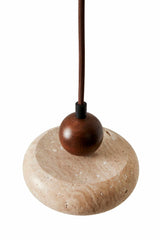 Rund - Valnød Beige Valnød Travertin Cap
