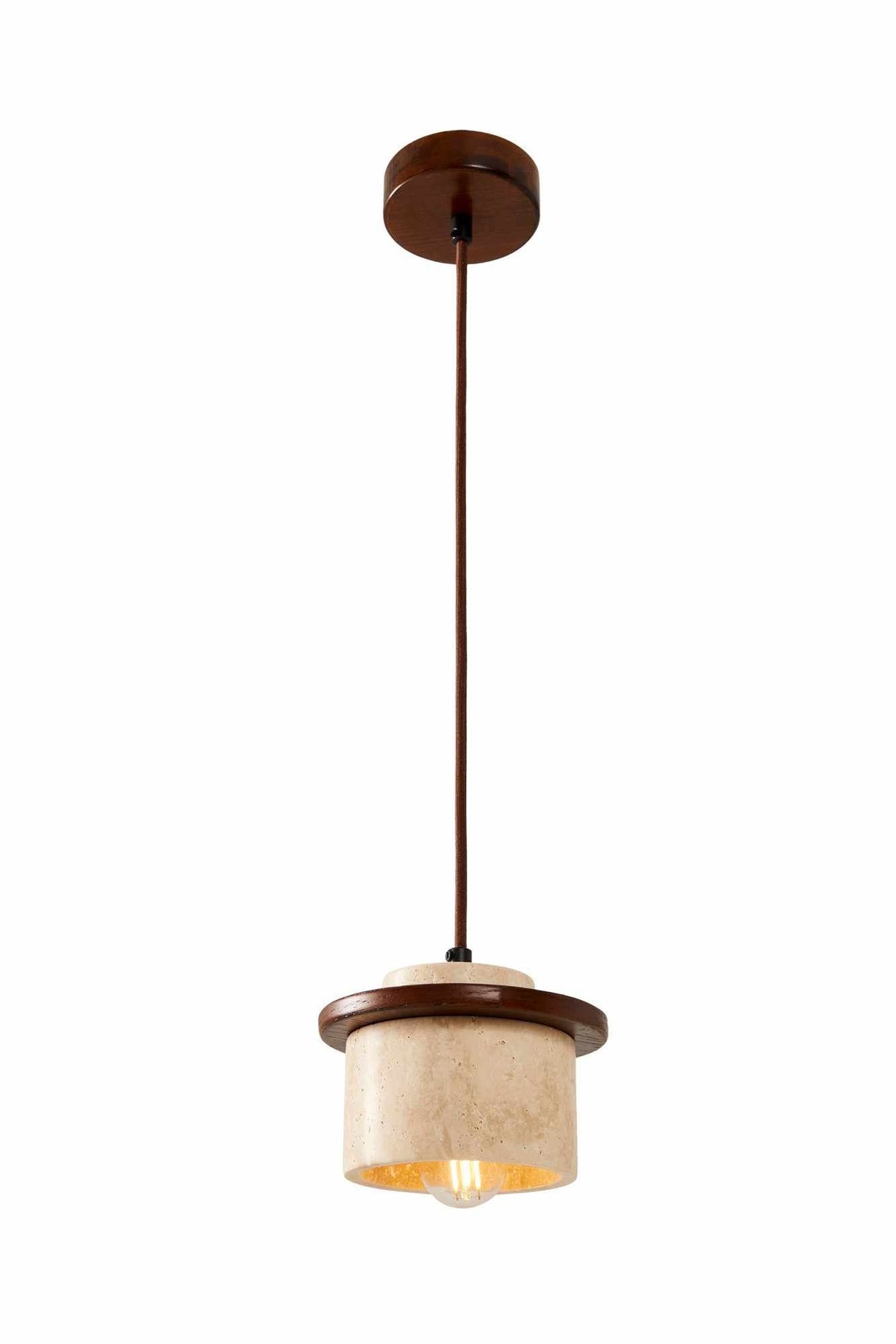 Ente - Valnød Beige Valnød Travertin Cap