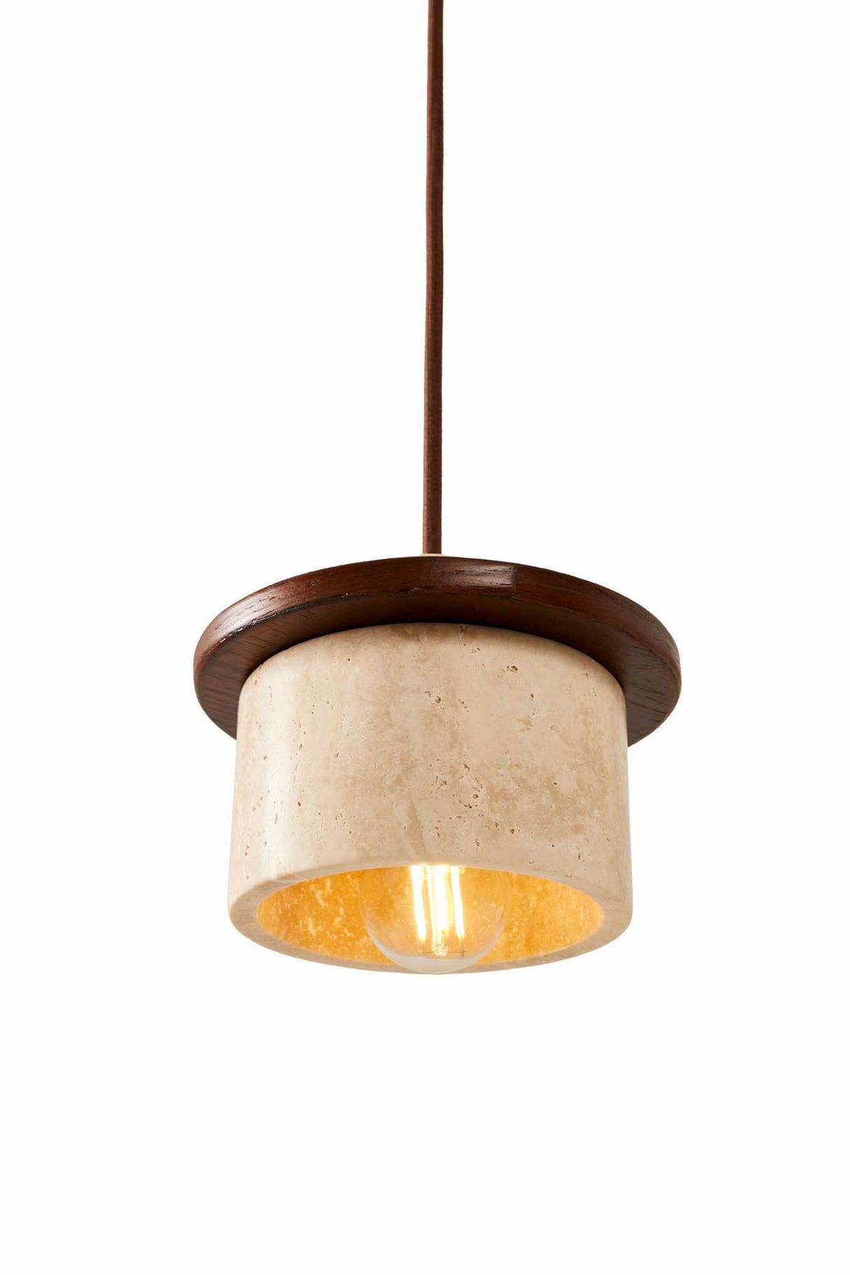 Ente - Valnød Beige Valnød Travertin Cap