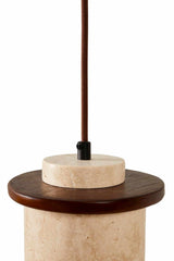 Ente - Valnød Beige Valnød Travertin Cap