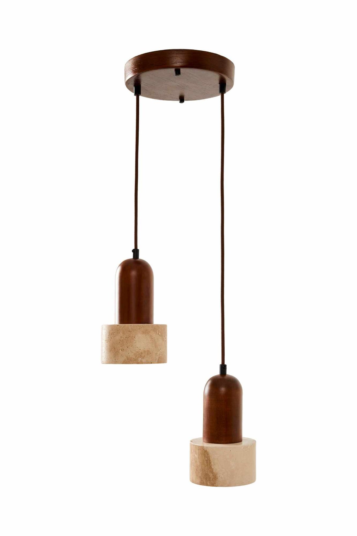 Loer B - Valnød Beige Valnød Travertin Cap