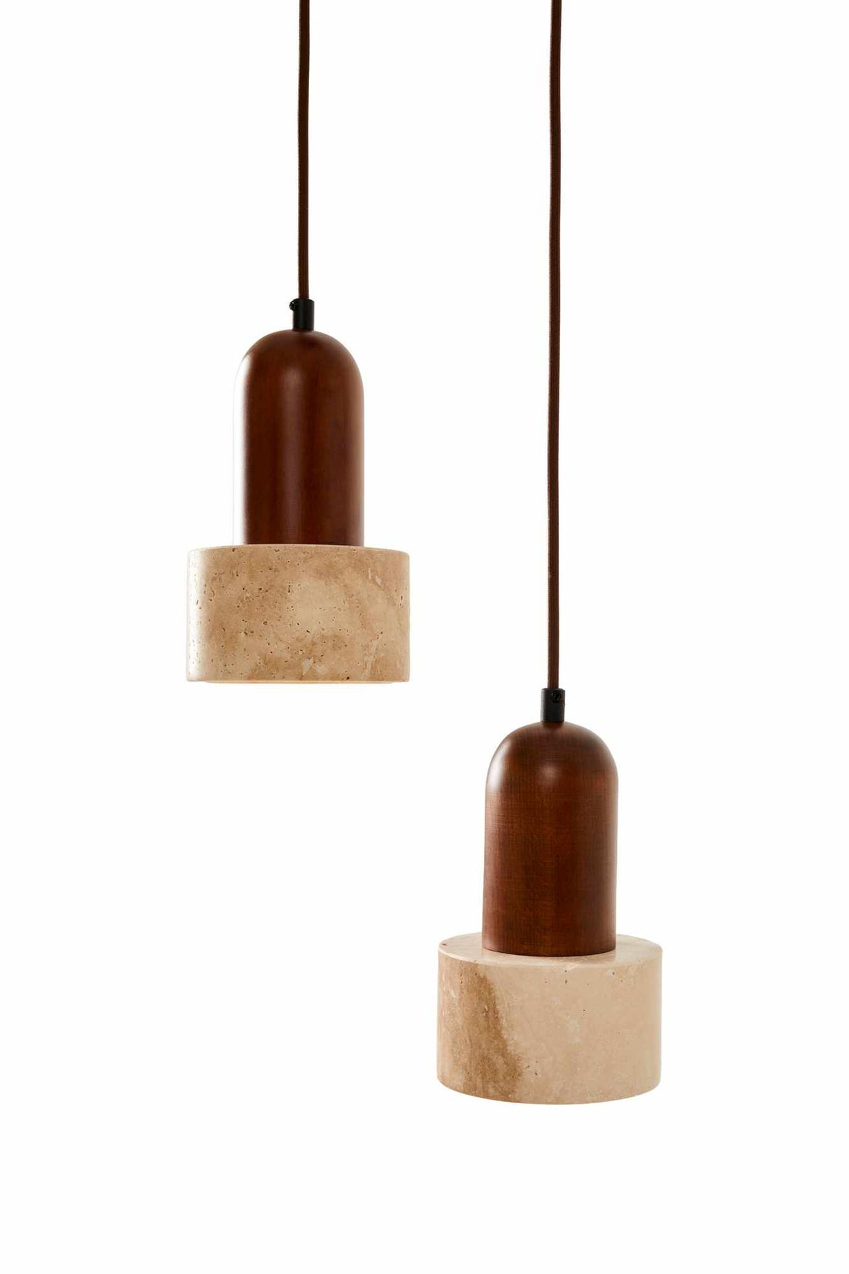 Loer B - Valnød Beige Valnød Travertin Cap