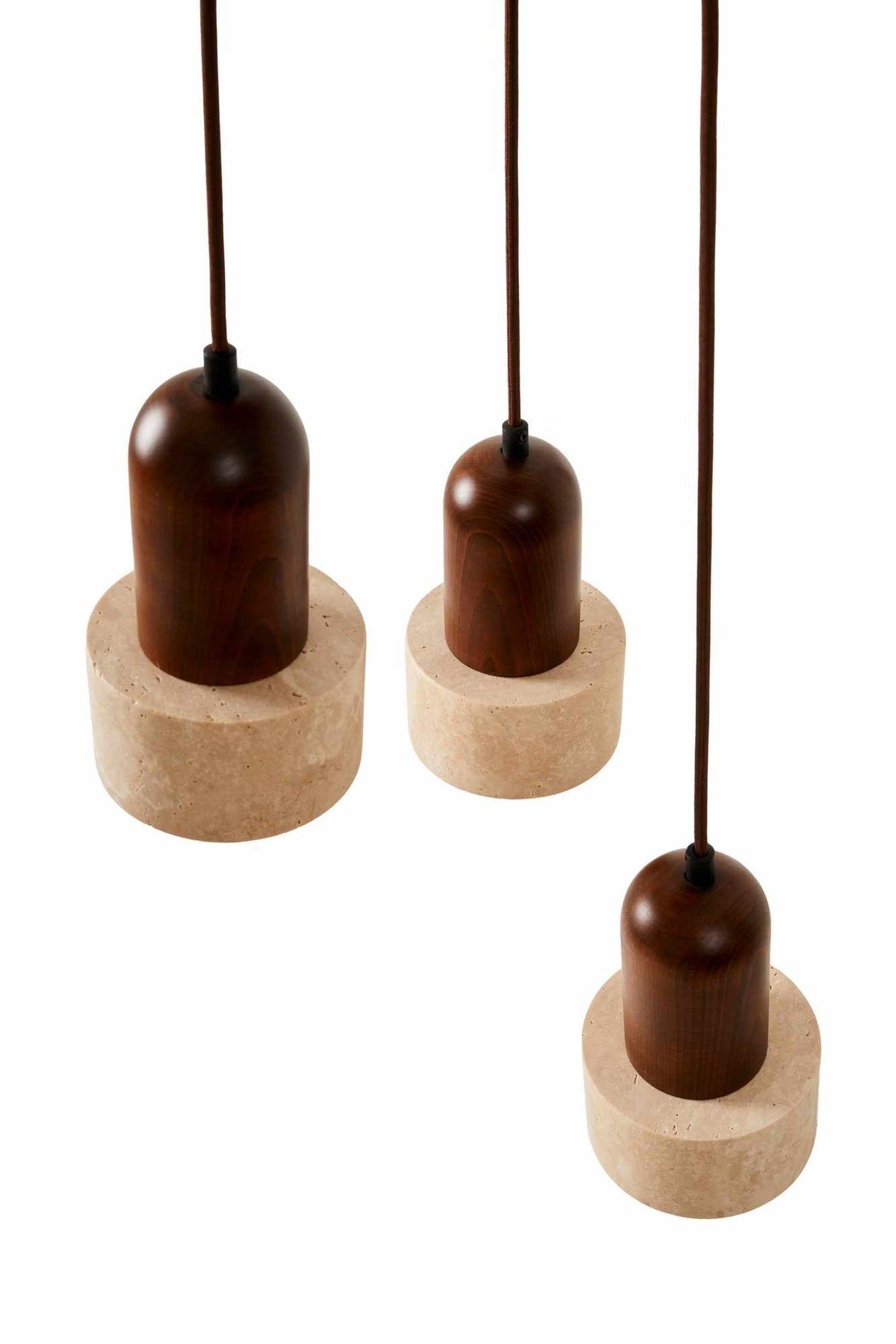 Loer C - Valnød Beige Valnød Travertin Cap