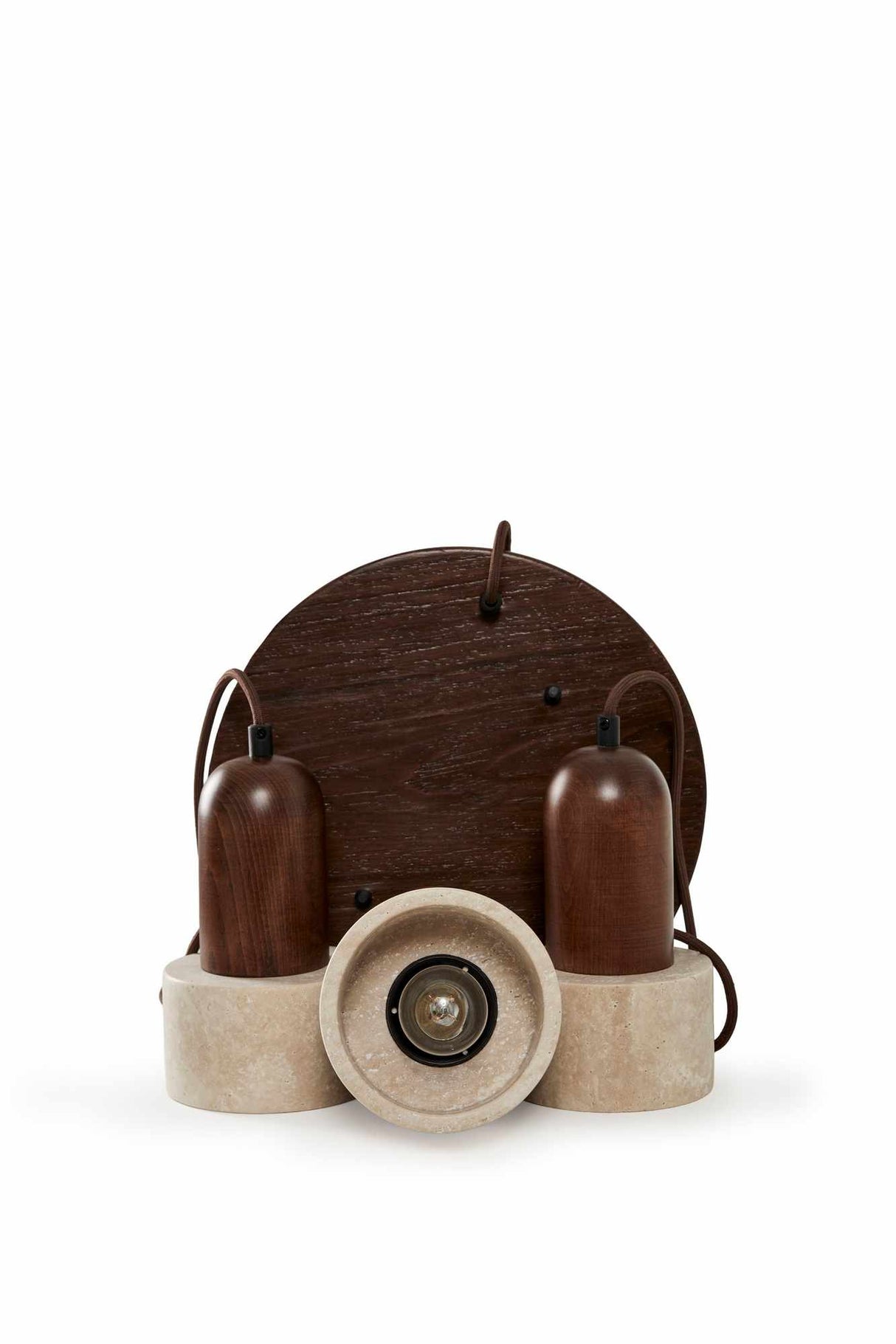 Loer C - Valnød Beige Valnød Travertin Cap