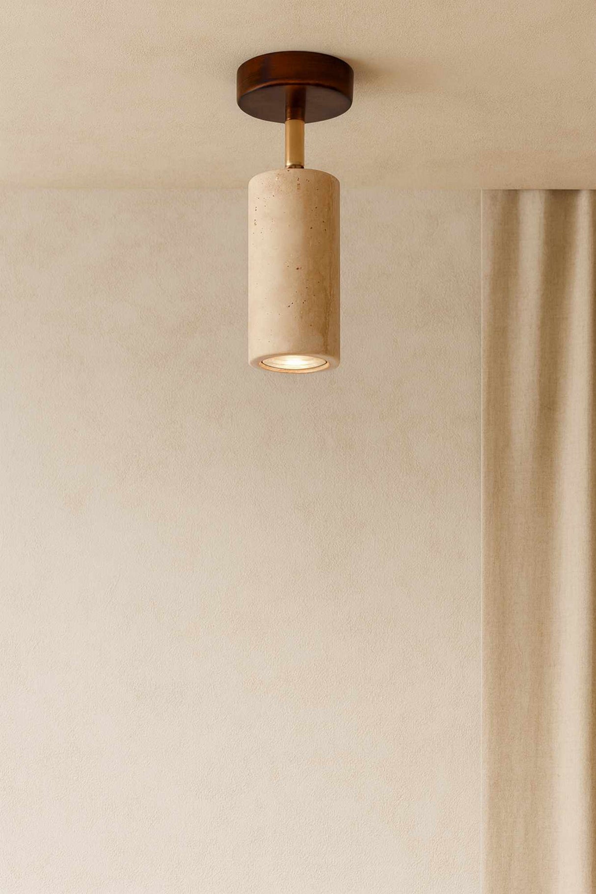 Nur - Valnød Beige Valnød Travertin Cap