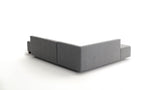 Banken - Slaapbank grijs stof - XL 280x206 cm - met wielen - Links - Manama - Dimehouse