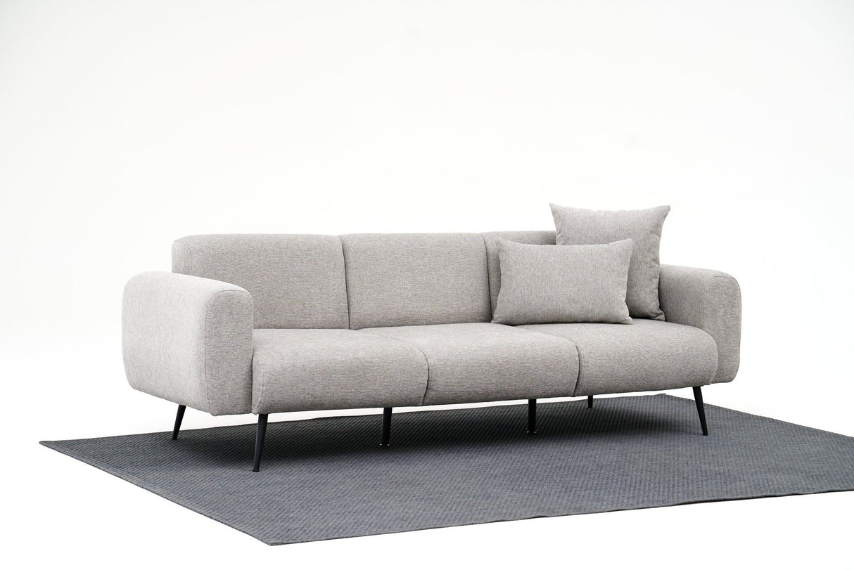 3-personers Sofa Side Lysegrå