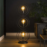 Gulvlampe Otan DH Interiør Charcoal LxBxH 128x45x36 Metal Atmosfære foto set forfra