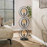 Vloerlampen - Industriële vloerlamp Otan metaal 3 - lichts - Dimehouse