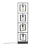 Gulvlampe Carter DH Interiør Charcoal LxBxH 145x41x24 Metal Hvid foto set forfra