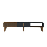 TV Møbler Milan Alt Valnød Antracit Melamin 180x40x35 cm