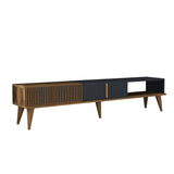 TV Møbler Milan Alt Valnød Antracit Melamin 180x40x35 cm