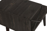 Nachtkastjes - Nachtkastje Cross Donkerbruin Melamine 50x55x40 cm - Dimehouse