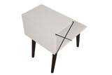 Sengebord Cross White Melamin 50x55x40 cm