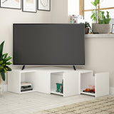 TV Meubels - TV Meubel Compact Wit Melamine 90x32x92 cm - Dimehouse