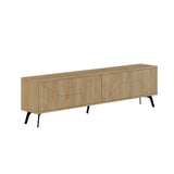 TV Meubels - TV Meubel Dune Eik Melamine 180x50x29,6 cm - Dimehouse