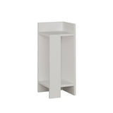 Nachtkastjes - Nachtkastje Rechts Elos Wit Melamine 25x60x27 cm - Dimehouse