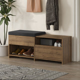 Schoenenkasten - Schoenenkast Filux Naturel Melamine 120,3x51x40,5 cm - Dimehouse