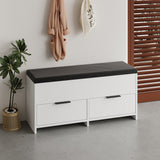 Skoskab Cove Hvid Melamin 106x52x34 cm