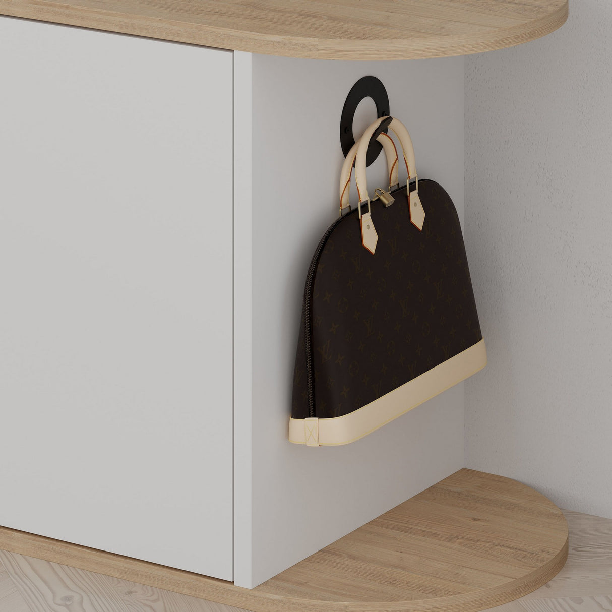 Skoskab Nova Skobænk Eg Hvid Melamin 104x50x37 cm