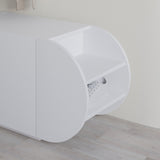 Schoenenkasten - Schoenenkast Pozy Shoe Bench Wit Melamine 110x50x40,4 cm - Dimehouse
