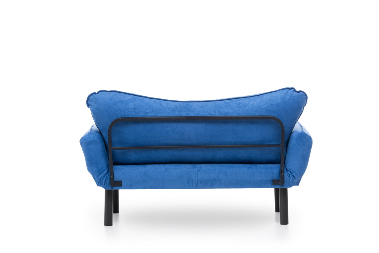 Banken - Slaapbank Blauw Velvet - twee persoons - Chatto - Dimehouse