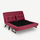 Sovesofa Rødt stof 2-personers - Sando