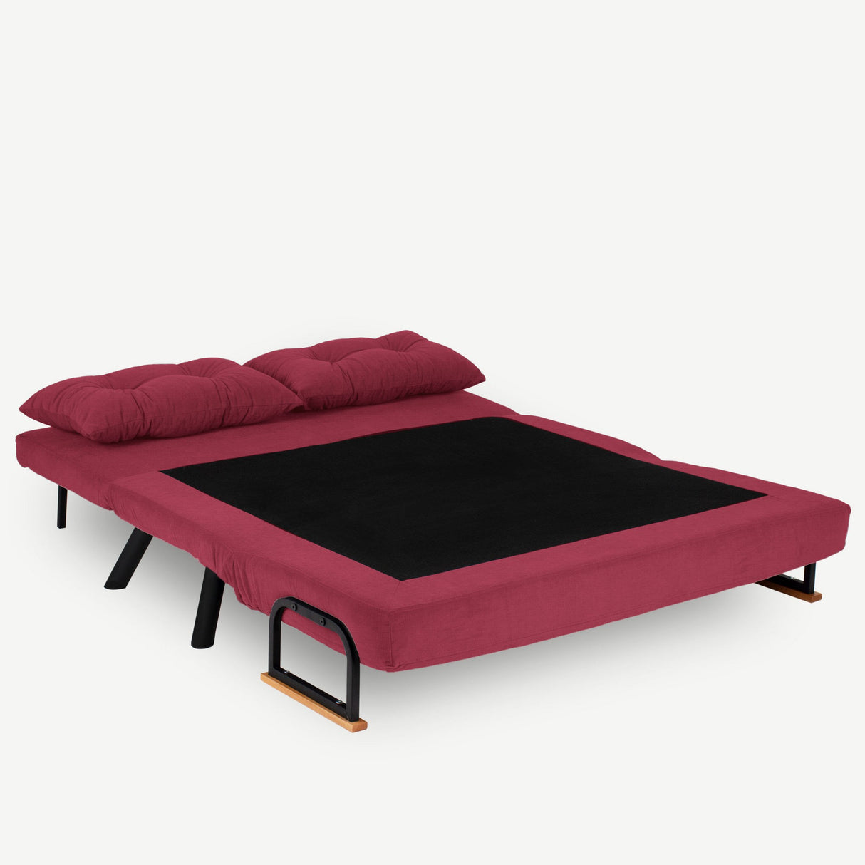 Sovesofa Rødt stof 2-personers - Sando