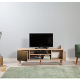 TV-møbel Truva Sonoma Eg Stribet Melamin 140x50x40 cm
