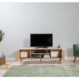 TV-møbel Truva Sonoma Eg Stribet Melamin 140x50x40 cm
