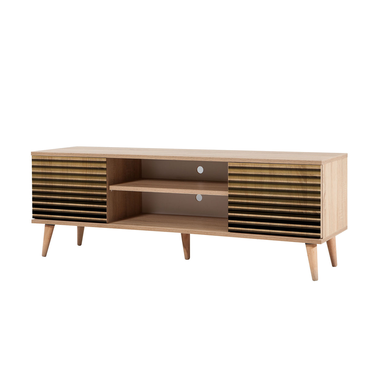 TV-møbel Truva Sonoma Eg Stribet Melamin 140x50x40 cm