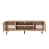 TV-møbel Truva Sonoma Eg Stribet Melamin 140x50x40 cm