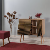 Ladekasten - Ladekast Verybox Sonoma Eik Melamine 90x90x40 cm - Dimehouse